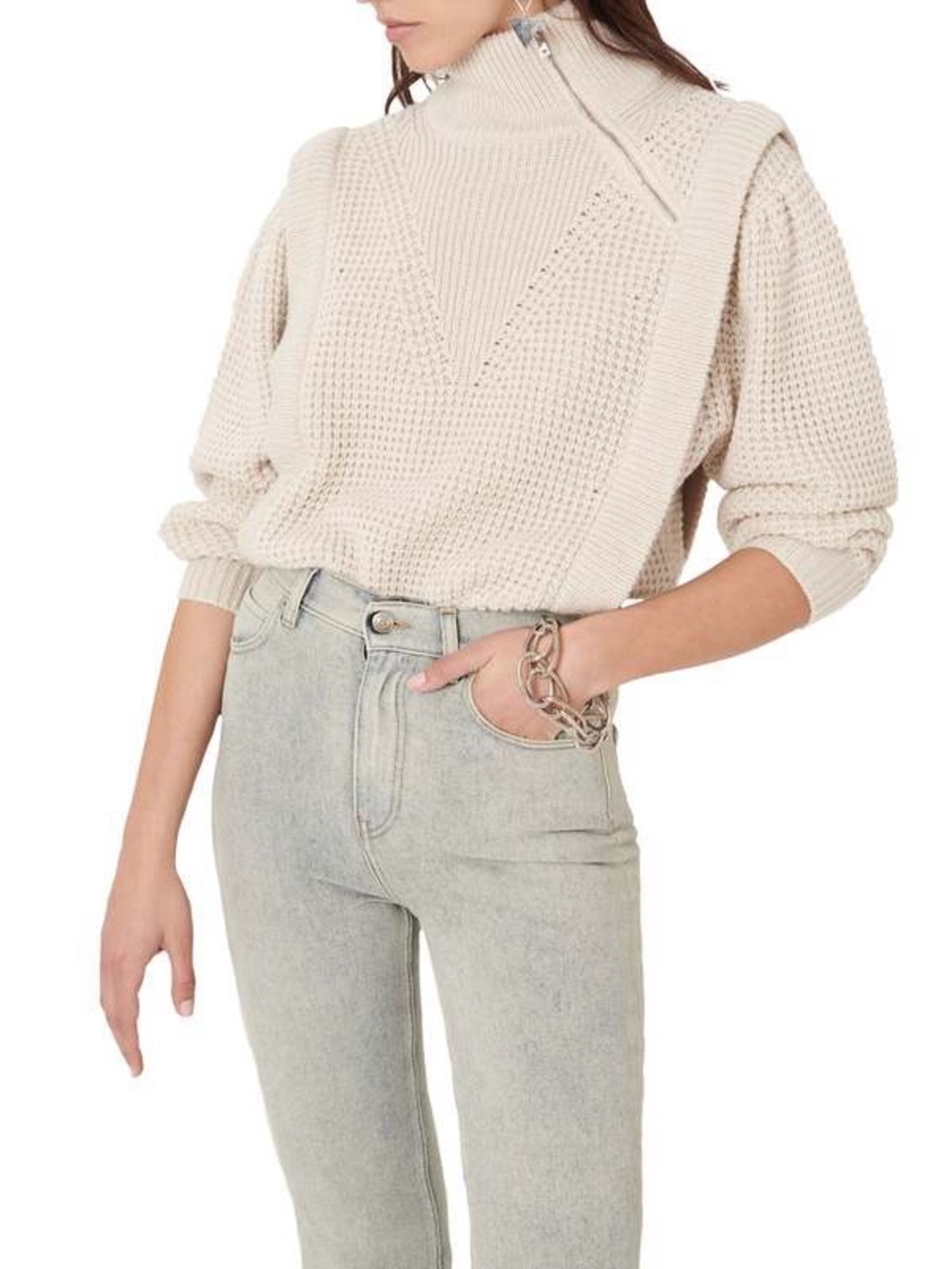 IRO Macky Sweater in cream | size small